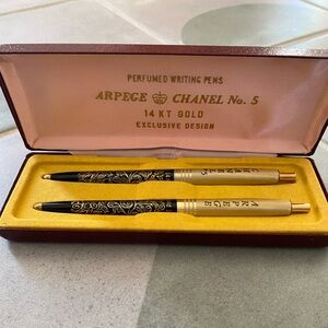 💖Chanel 14K Vintage Arpege No. 5 Perfumed Pens